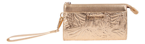 Bolsa Cheen De Piel Pineda Covalin Grabado Mariposa Dorado