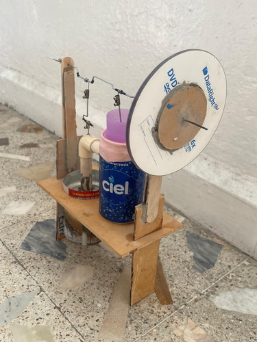Motor Stirling De Latas, Funcional, Didáctico, Casero (Usado)