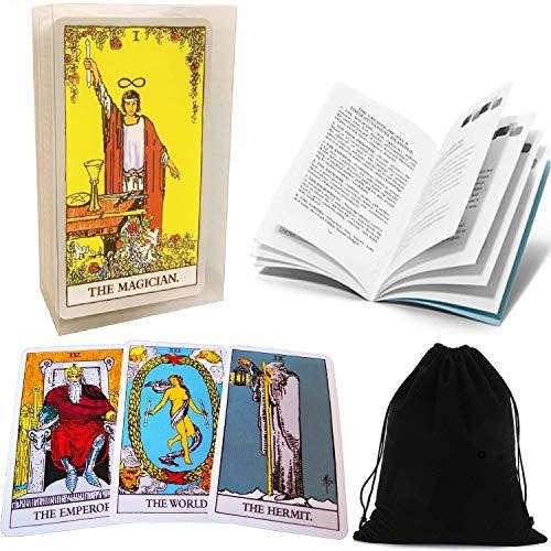 Tarot Cards Set Classic Rider Tarot Cards Deck With Transpa