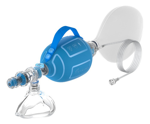 Resucitador Manual Tipo Ambu Reusable C/ Válvula Pediátrico