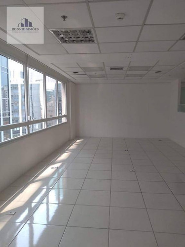 Sala Comercial Para Alugar No Paraíso, Edifício Tangram, 1 Sala Ampla, 2 Salas Menores, 2 Banheiros, 1 Copa, 1 Vaga Na Garagem, 100 M², São Paulo. - Sa0548
