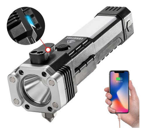 Lanterna Pro Titanium 4 Em 1 Ultra Potência A Pronta Entrega