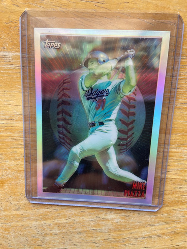 Mike Piazza Tarjeta Topps Refractor Mistery Finest