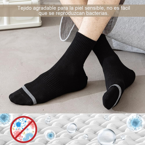 6 Pares De Calcetines Deportivos Para Hombre Y Mujer,