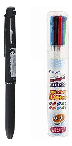 Multi-pen Body Hi-tec-c Coleto 1000 Black Body (lhkc-1s...