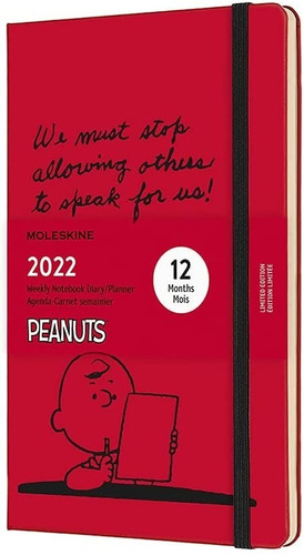 Moleskine Ltd. Ed. Peanuts 2022 12-month Weekly Large Hardco