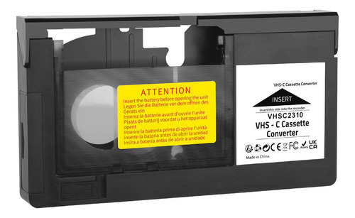 . Adaptador De Casete De 12 Mm Svhs Svhs-c A Vhs Cintas Vhs