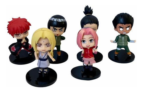 Figuras Naruto  Gashapones  X 6-tsunade Gaara  Rock Lee