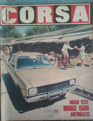 Revista Corsa Nº463 8/4/75: Dodge 1500 Automático