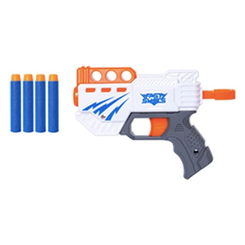 Lanzador Pistola Con 4 Dardos Foam Adventure Force +8 Años