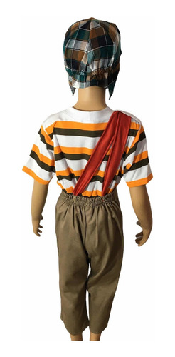 Disfraz Tipo Chavo Del 8 Niño Vecindad Animado Caricatura