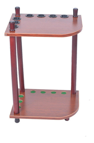 Tai Soporte De Suelo For Taco De Billar De Madera Maciza Con