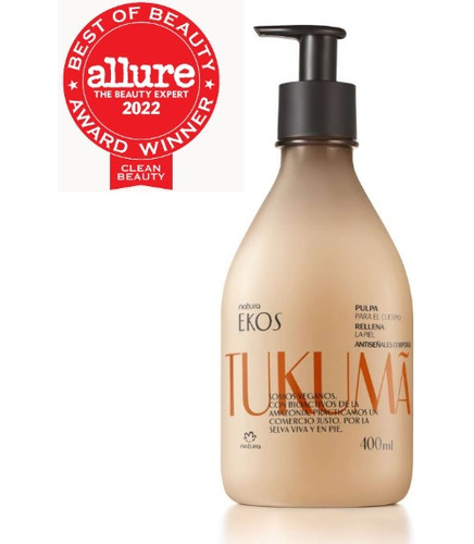 Crema De Cuerpo Tukuma 400 Ml Ekos, Natura