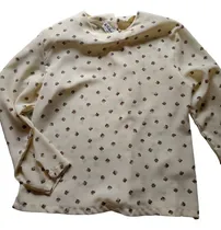 Comprar Blusa Nueva Crepe La Calesa T3 Manga Larga C Tajos Costado
