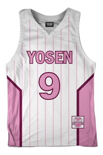 camisa de basquete rosa