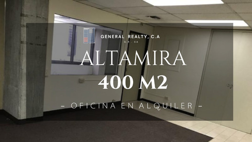 Altamira Oficina En Alquiler 400m2 