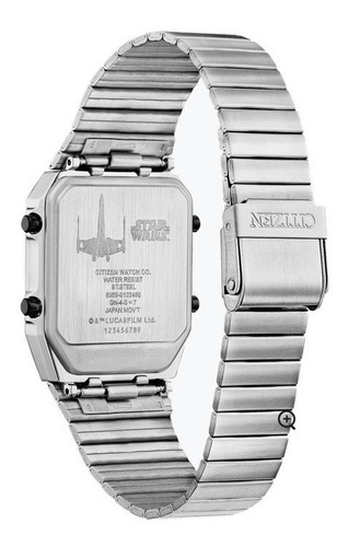 Imagen 3 de 7 de Jg2108-52w Reloj Citizen Star Wars Plateado/rojo