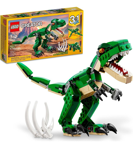 Lego Kit Para Armar Dinosaurios 174 Piezas