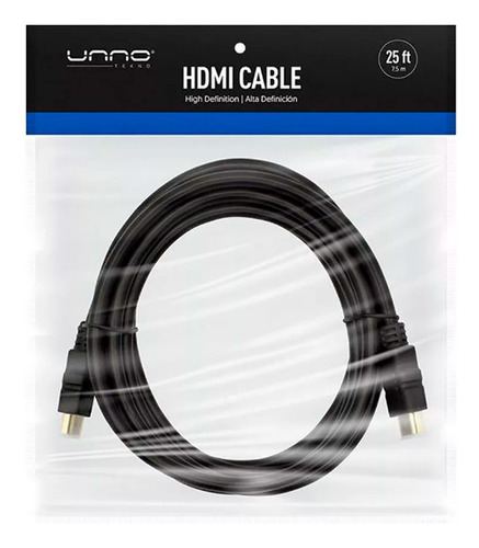 Cable Hdmi Unno 15 Metros Full Hd 1080p Alta Calidad Gold