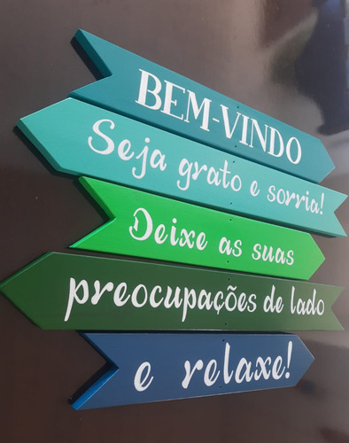 Placas Com Frases Positivas, Bem-vindo, Natureza, Seja Grato