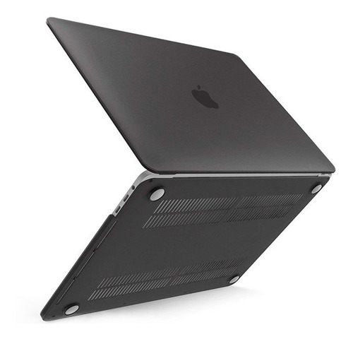 Imagen 2 de 10 de Protector Negro Mate Compatible Macbook Pro Air Modelos