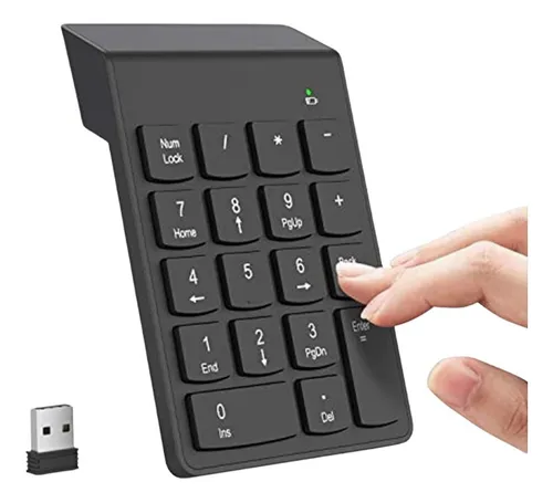 Teclado numerico online inalambrico para laptop