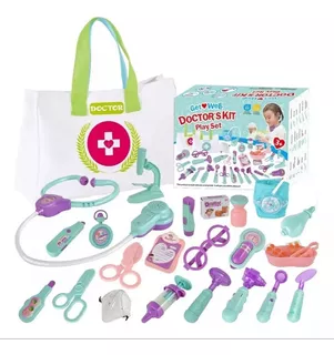 Kit De Juguetes De Doctor Con Luz Y Sonido Para Niños