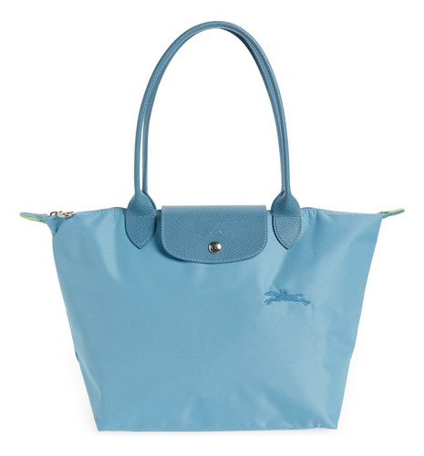 Longchamp Le Pliage Original Bolso Tote Mediano, Celeste