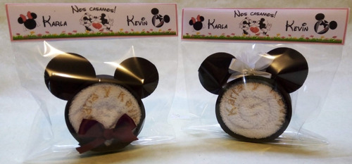 30 Recuerdos Toalla Mickey Y Minnie