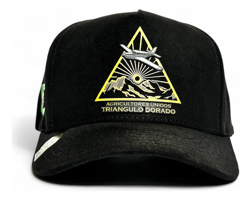 Gorra Vago Style Triángulo Dorado Snapback Hombre Premium