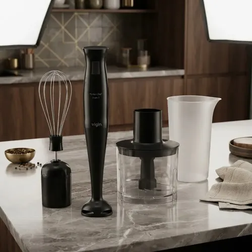 Mixer Elgin Turbo Chef 3 em 1 de 200W para Bater e Triturar