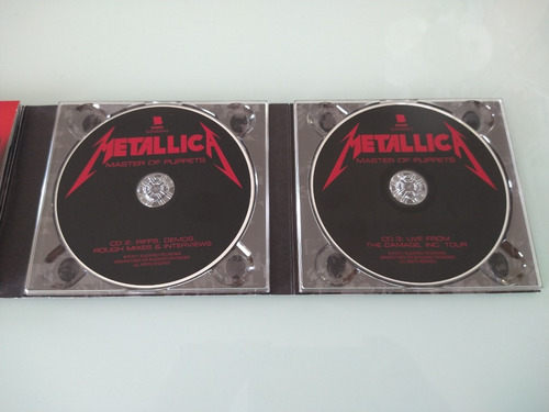 Imagem 8 de 9 de Metallica - Master Of Puppets Remastered Expanded (3 Cd)