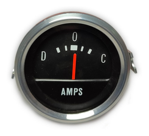 Reloj Amperimetro De Dodge 60mm 12v Aro Cromado Siap