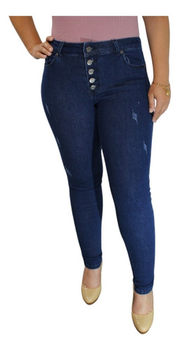 Pantalón Jeans Mujer Skinny Talla 36 Al 46 - Adcesorios