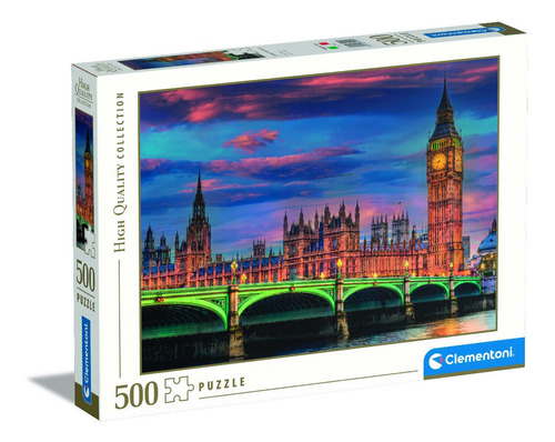 Londres Big Ben Parlamento Rompecabezas 500 Clementoni