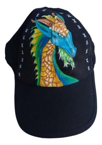 Gorro De Sol Sombrero Gorra Con Visera Pintura A Mano