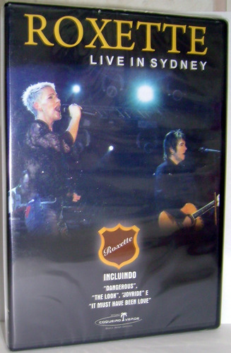 Dvd Da Banda Roxette- Live In Sydney-1991.