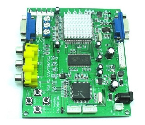 Conversor Rgb Para Vga / Lcd. Use Em Fliper, Videokê, Arcade