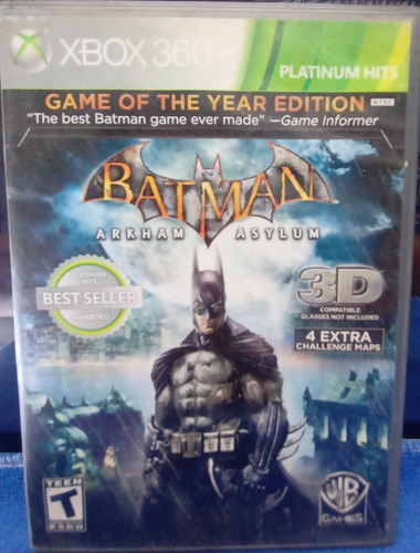 Batman Arkham Asylum Xbox 360