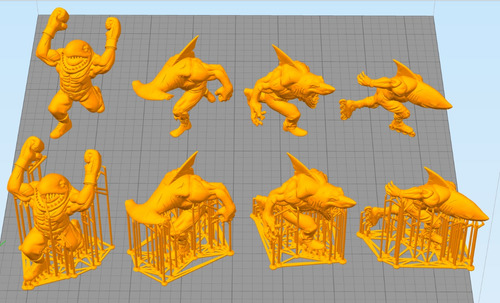 Street Sharks W80s Archivos Para Impresión 3d