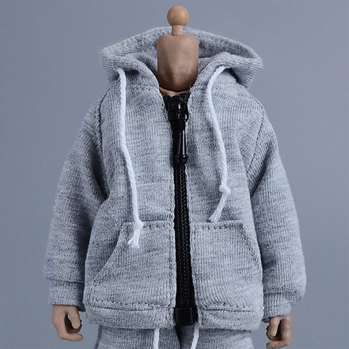 Figura Masculina A Escala 1/12, Ropa Deportiva, Traje Gris