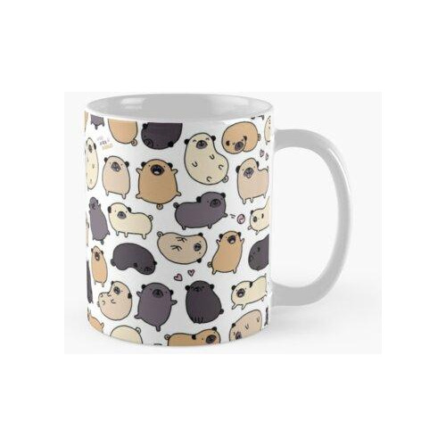 Taza Pug Life Doodle Calidad Premium