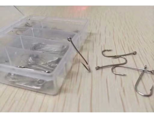 Kit Anzóis Caixa Com 50 Peças Misto Tamanho 3-12