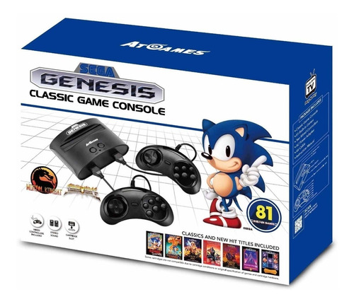 Consola Sega Genesis Classic 81 Juegos 220v Nueva Garantia