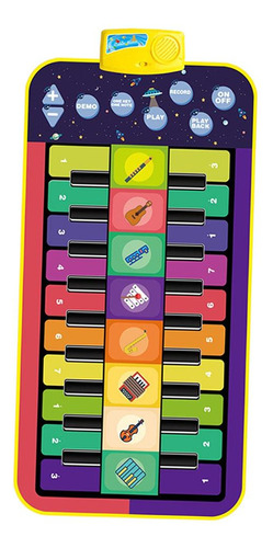 Bebé Piano Teclado Alfombrilla De Juego 144x70cm C