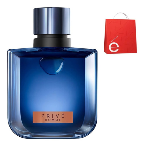 Perfume Hombre Privé Homme Más Bolsa Regalo Ésika 