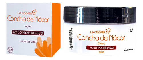 Combo Concha De Nácar Crema Y Jabón - La Cooper