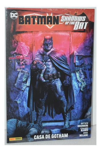 Batman Shadows Of The Bat: Casa De Gotham: Batman Shadows Of The Bat: House Of Gotham, De Matthew Rosenberg; Fernando Blanco., Vol. 2. Editorial Panini, Tapa Blanda En Español, 2024