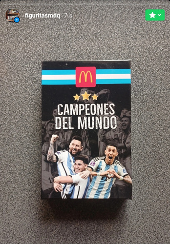 Mazo Cartas Argentina Mc Donalds / Panini Completo! Mazo Mc Donalds Argentina