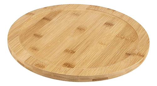 Bandeja Giratoria De Madera Con Base Giratoria Para Mesa De